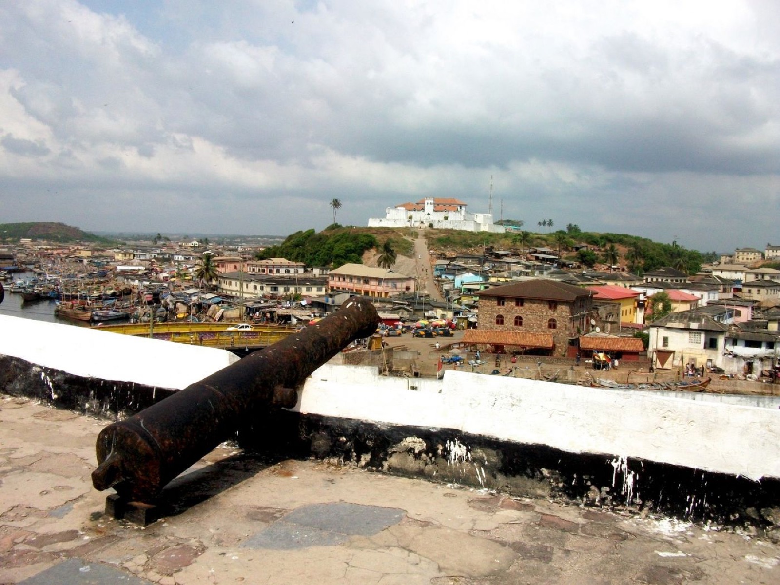 Fort St Jago above Elmina Castle in Ghana